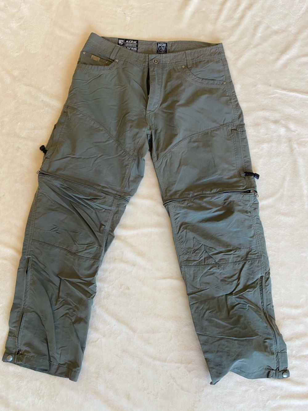 Kuhl Men's Convertible Cargo Pants - Olive Green